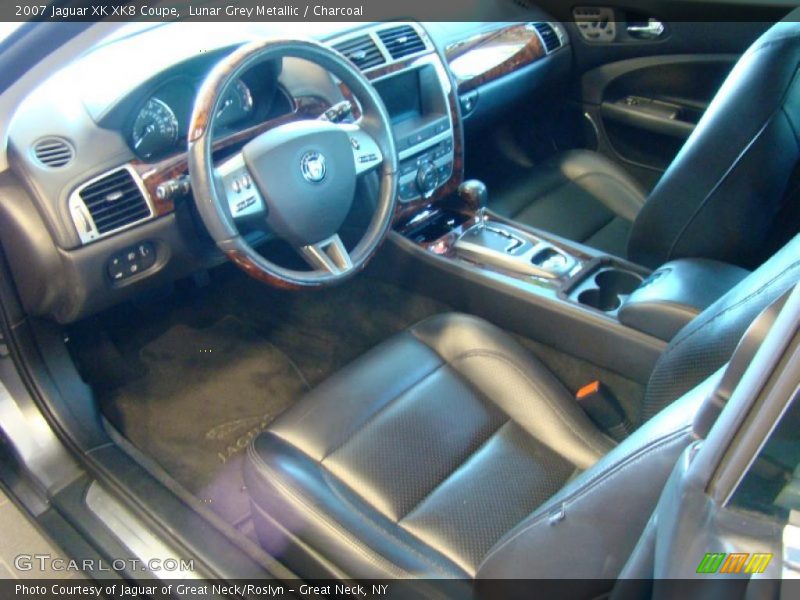 Lunar Grey Metallic / Charcoal 2007 Jaguar XK XK8 Coupe