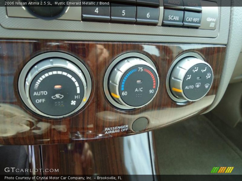 Mystic Emerald Metallic / Blond 2006 Nissan Altima 2.5 SL