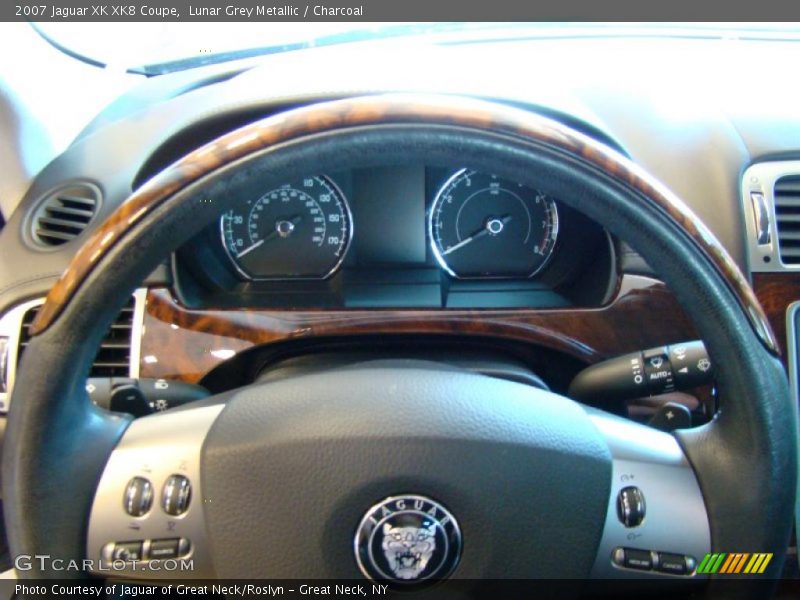 Lunar Grey Metallic / Charcoal 2007 Jaguar XK XK8 Coupe