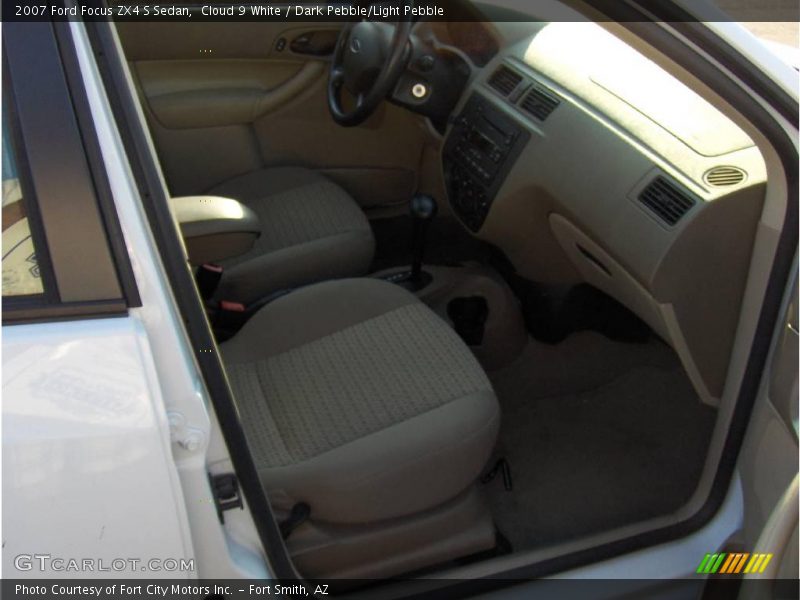 Cloud 9 White / Dark Pebble/Light Pebble 2007 Ford Focus ZX4 S Sedan