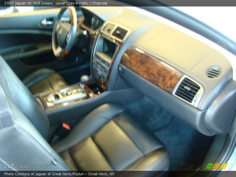 Lunar Grey Metallic / Charcoal 2007 Jaguar XK XK8 Coupe
