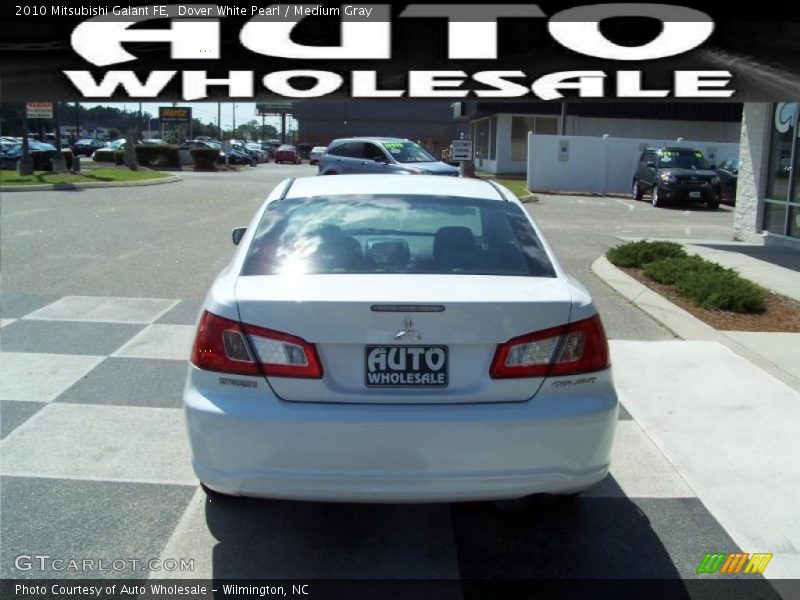 Dover White Pearl / Medium Gray 2010 Mitsubishi Galant FE