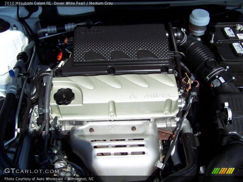 Dover White Pearl / Medium Gray 2010 Mitsubishi Galant FE