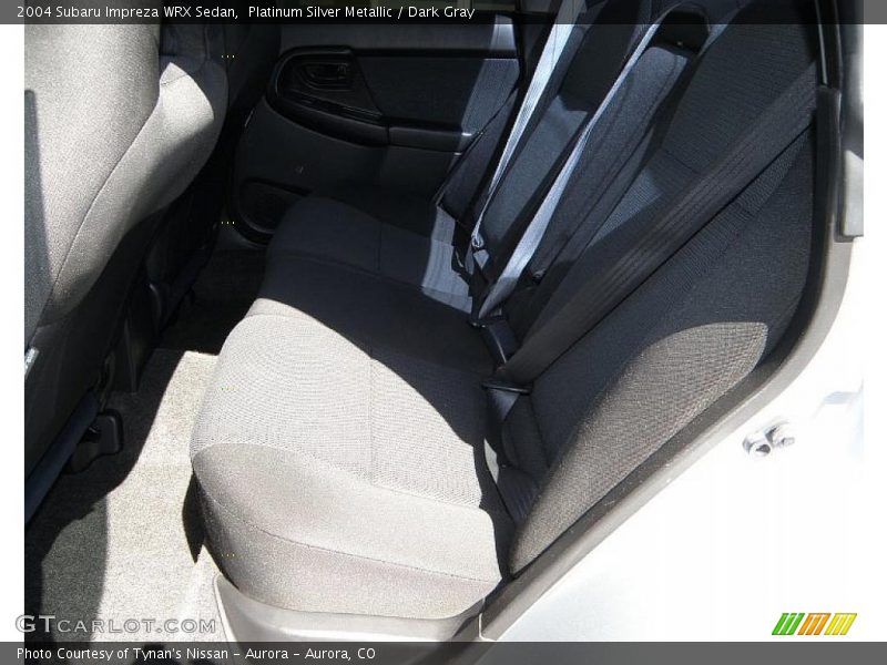 Platinum Silver Metallic / Dark Gray 2004 Subaru Impreza WRX Sedan