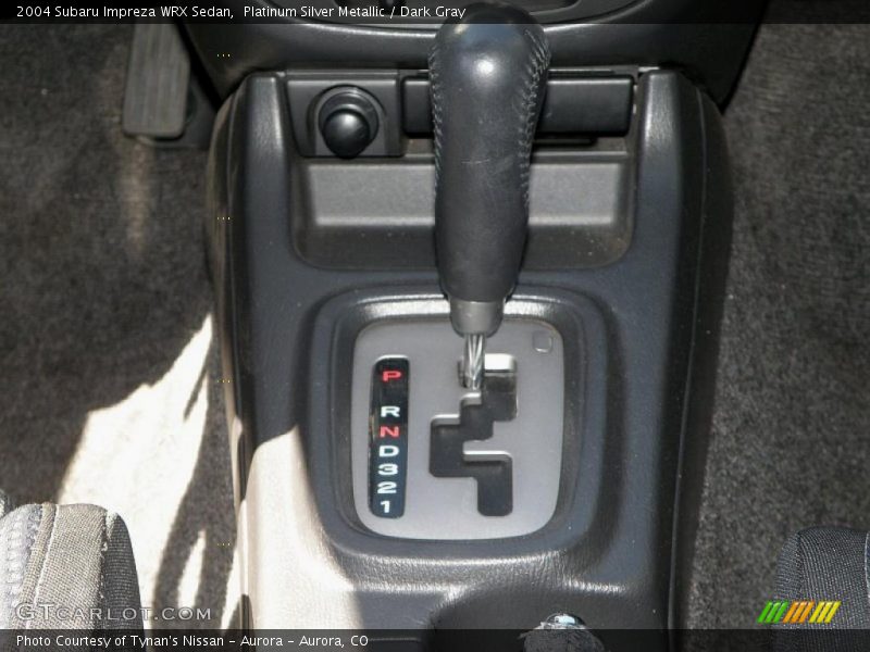 Platinum Silver Metallic / Dark Gray 2004 Subaru Impreza WRX Sedan