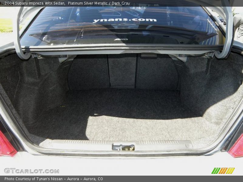 Platinum Silver Metallic / Dark Gray 2004 Subaru Impreza WRX Sedan
