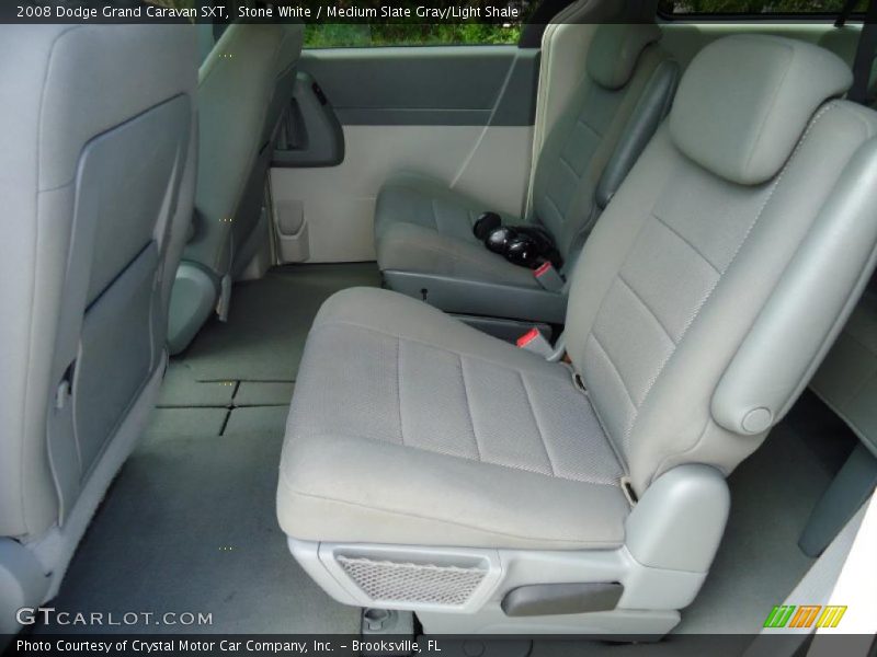 Stone White / Medium Slate Gray/Light Shale 2008 Dodge Grand Caravan SXT