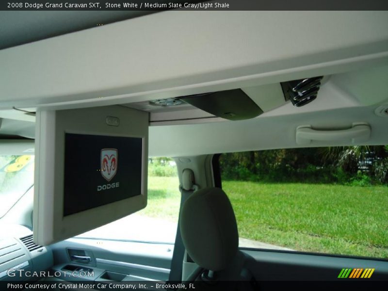 Stone White / Medium Slate Gray/Light Shale 2008 Dodge Grand Caravan SXT