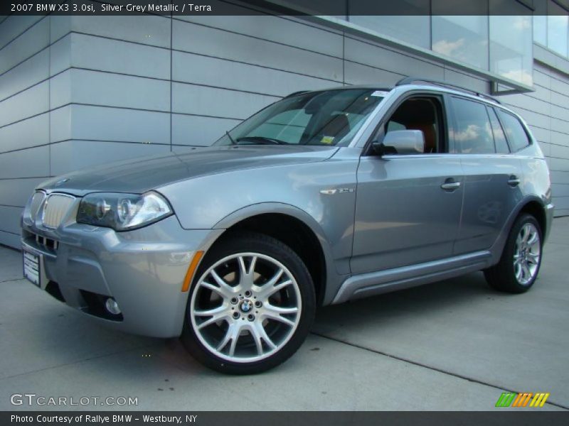 Silver Grey Metallic / Terra 2007 BMW X3 3.0si
