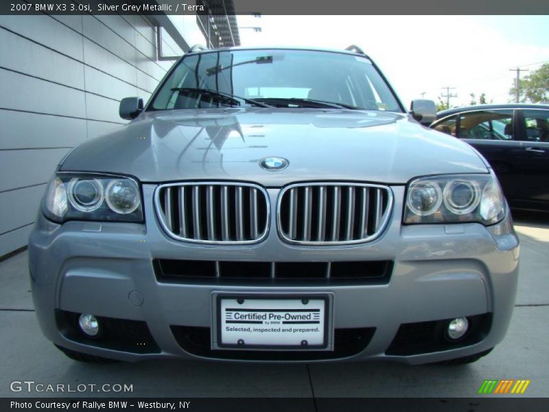 Silver Grey Metallic / Terra 2007 BMW X3 3.0si