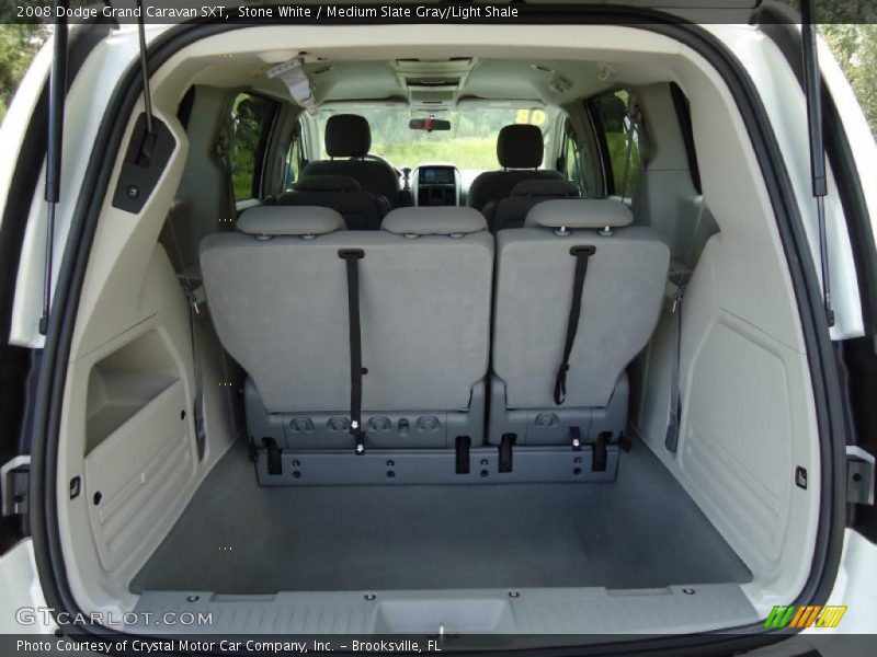Stone White / Medium Slate Gray/Light Shale 2008 Dodge Grand Caravan SXT
