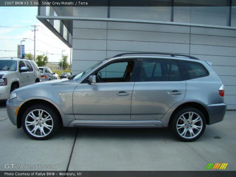 Silver Grey Metallic / Terra 2007 BMW X3 3.0si