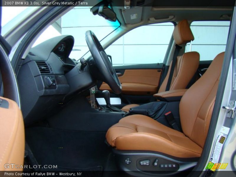 Silver Grey Metallic / Terra 2007 BMW X3 3.0si