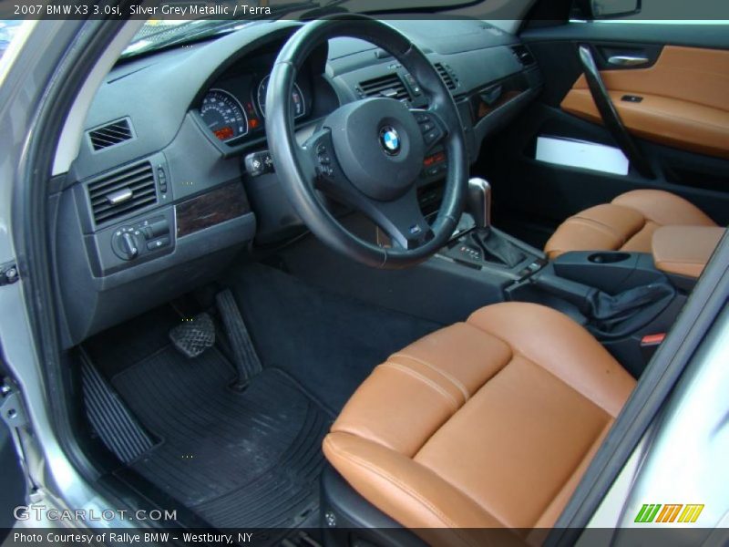 Silver Grey Metallic / Terra 2007 BMW X3 3.0si