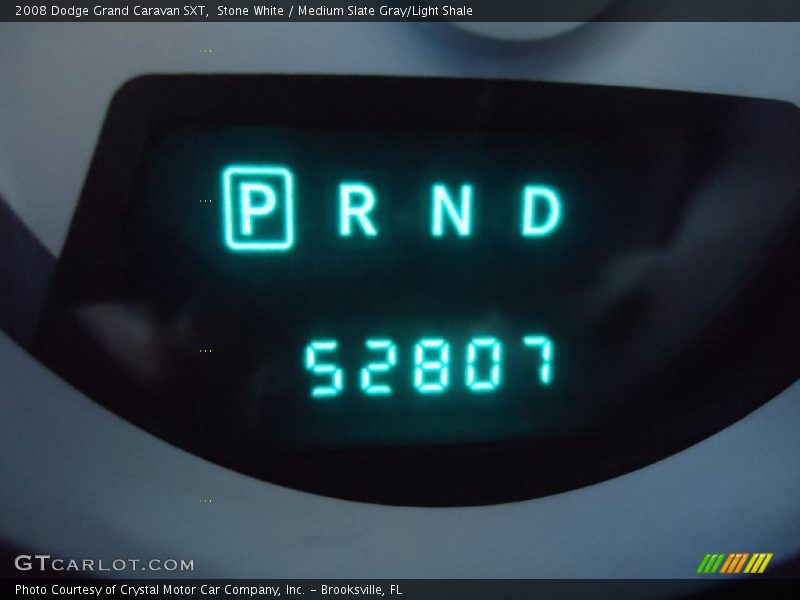 Stone White / Medium Slate Gray/Light Shale 2008 Dodge Grand Caravan SXT