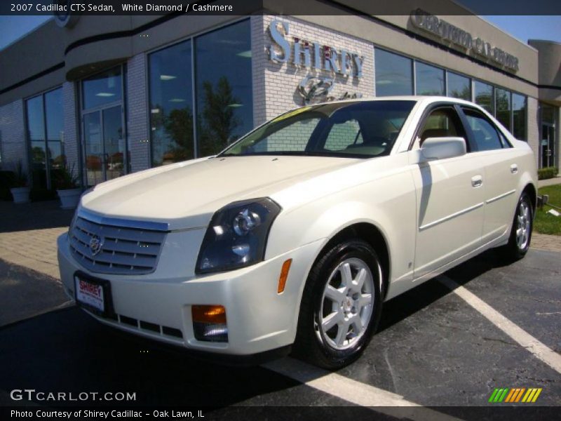 White Diamond / Cashmere 2007 Cadillac CTS Sedan