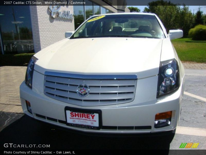 White Diamond / Cashmere 2007 Cadillac CTS Sedan