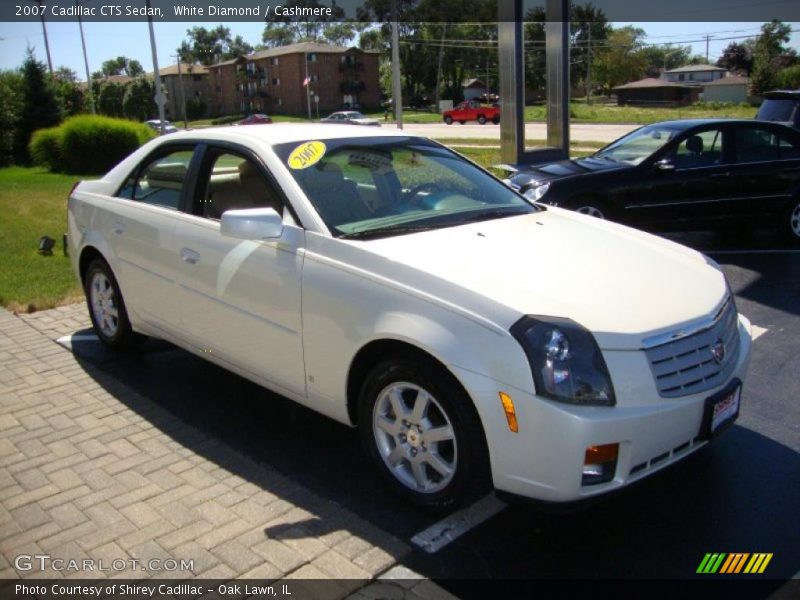 White Diamond / Cashmere 2007 Cadillac CTS Sedan