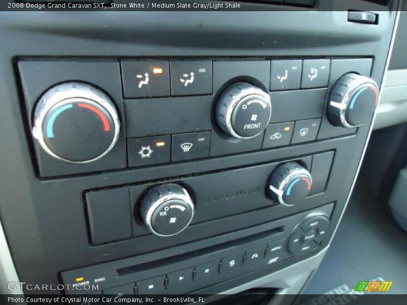 Stone White / Medium Slate Gray/Light Shale 2008 Dodge Grand Caravan SXT