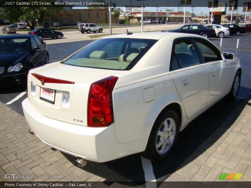 White Diamond / Cashmere 2007 Cadillac CTS Sedan