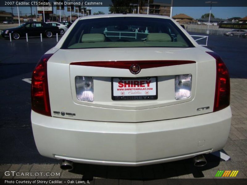 White Diamond / Cashmere 2007 Cadillac CTS Sedan