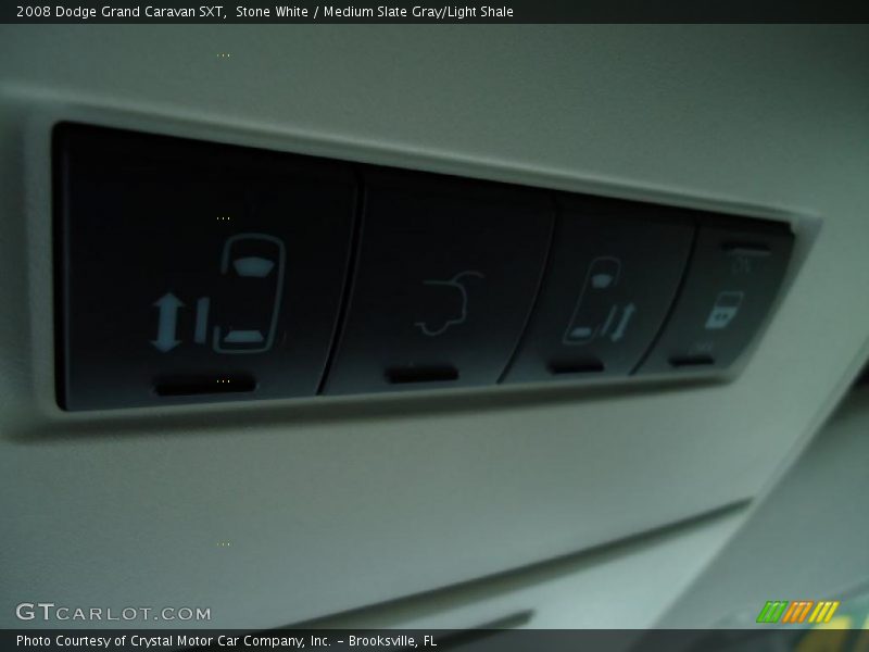 Stone White / Medium Slate Gray/Light Shale 2008 Dodge Grand Caravan SXT