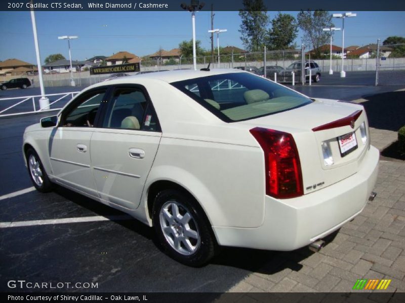 White Diamond / Cashmere 2007 Cadillac CTS Sedan