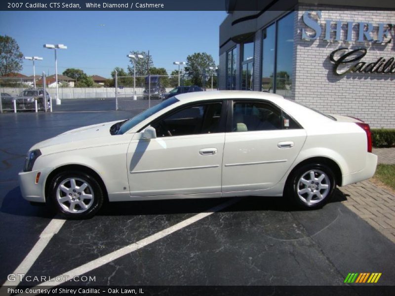 White Diamond / Cashmere 2007 Cadillac CTS Sedan