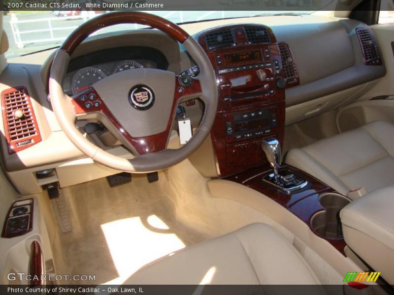White Diamond / Cashmere 2007 Cadillac CTS Sedan