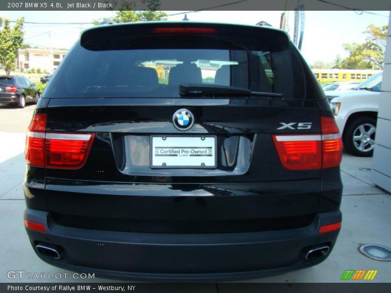 Jet Black / Black 2007 BMW X5 4.8i