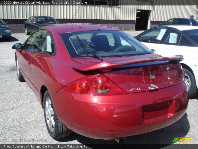 Laser Red Metallic / Graystone 2000 Mercury Cougar V6
