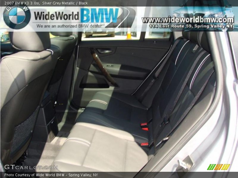 Silver Grey Metallic / Black 2007 BMW X3 3.0si