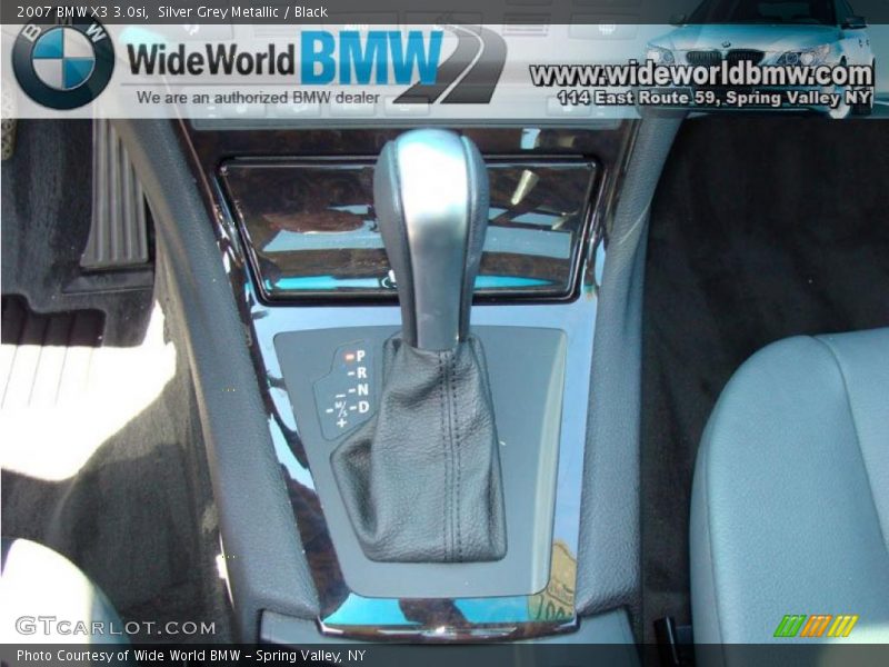 Silver Grey Metallic / Black 2007 BMW X3 3.0si