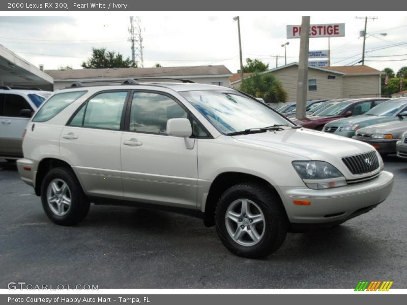 Pearl White / Ivory 2000 Lexus RX 300