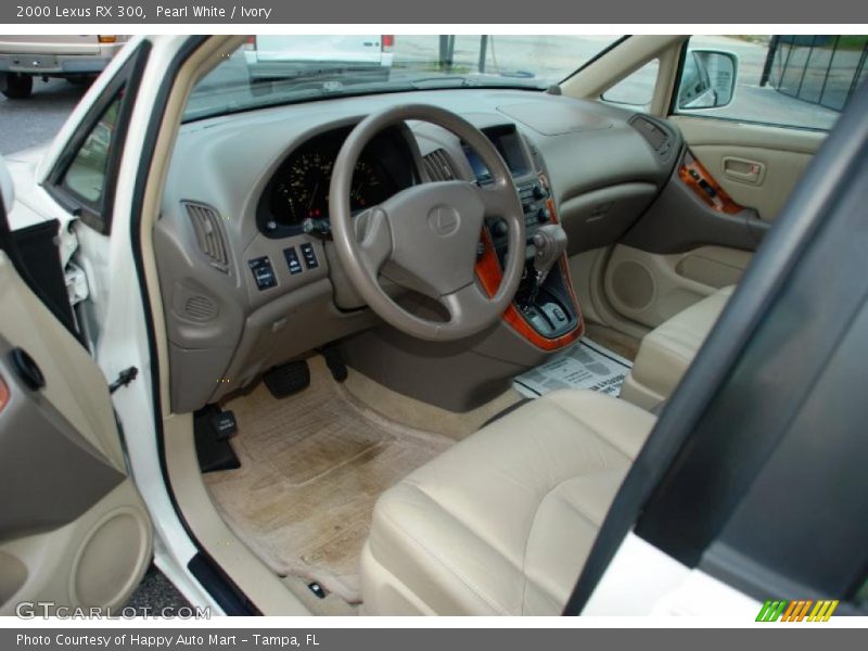 Pearl White / Ivory 2000 Lexus RX 300