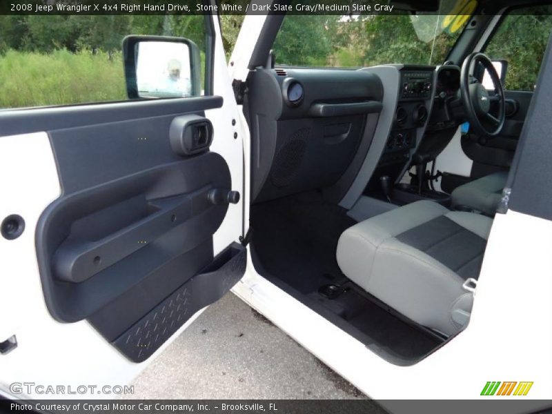  2008 Wrangler X 4x4 Right Hand Drive Dark Slate Gray/Medium Slate Gray Interior