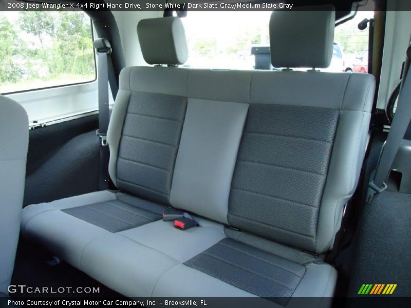 Rear Seat of 2008 Wrangler X 4x4 Right Hand Drive