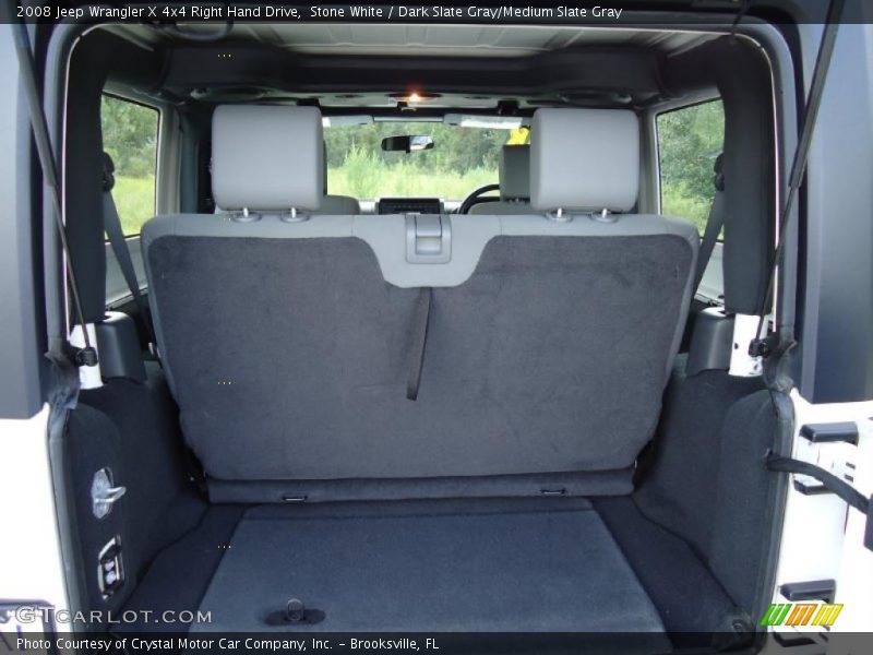  2008 Wrangler X 4x4 Right Hand Drive Trunk