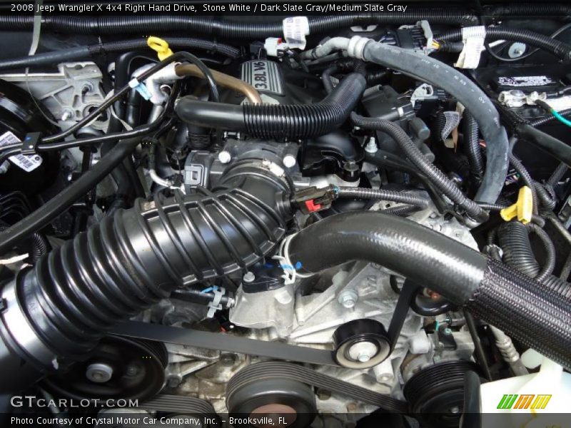  2008 Wrangler X 4x4 Right Hand Drive Engine - 3.8L SMPI 12 Valve V6