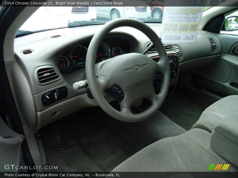 Bright Silver Metallic / Sand Stone Beige 2004 Chrysler Concorde LX