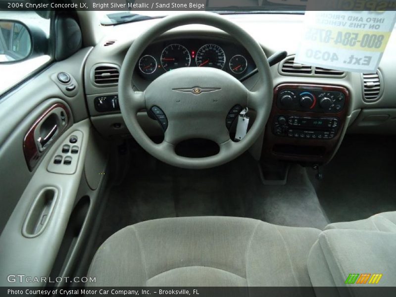 Bright Silver Metallic / Sand Stone Beige 2004 Chrysler Concorde LX