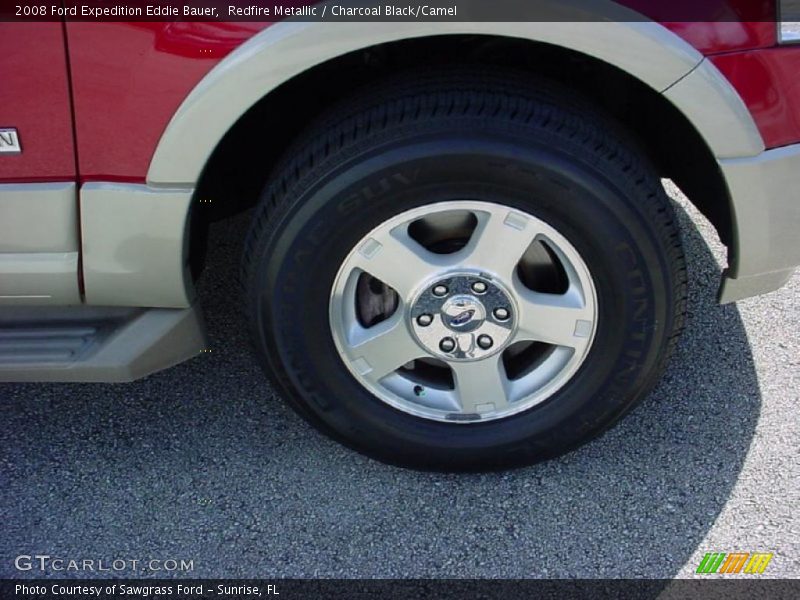 Redfire Metallic / Charcoal Black/Camel 2008 Ford Expedition Eddie Bauer