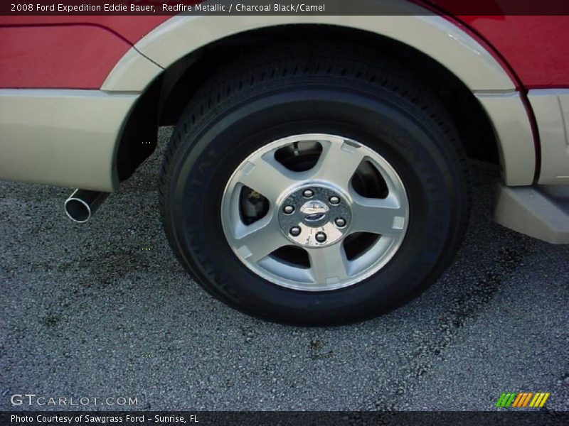Redfire Metallic / Charcoal Black/Camel 2008 Ford Expedition Eddie Bauer