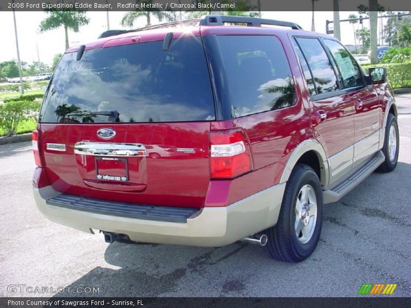 Redfire Metallic / Charcoal Black/Camel 2008 Ford Expedition Eddie Bauer