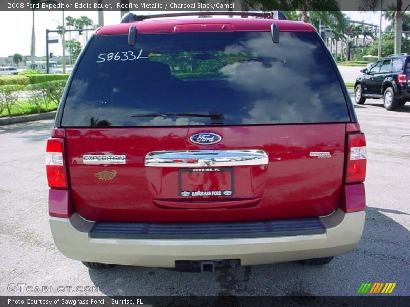 Redfire Metallic / Charcoal Black/Camel 2008 Ford Expedition Eddie Bauer
