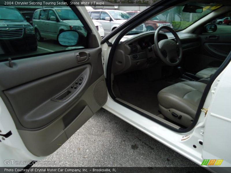 Stone White / Taupe 2004 Chrysler Sebring Touring Sedan