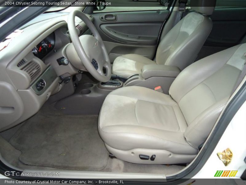 Stone White / Taupe 2004 Chrysler Sebring Touring Sedan