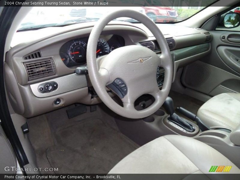 Stone White / Taupe 2004 Chrysler Sebring Touring Sedan