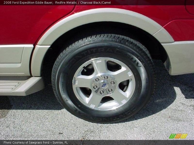 Redfire Metallic / Charcoal Black/Camel 2008 Ford Expedition Eddie Bauer