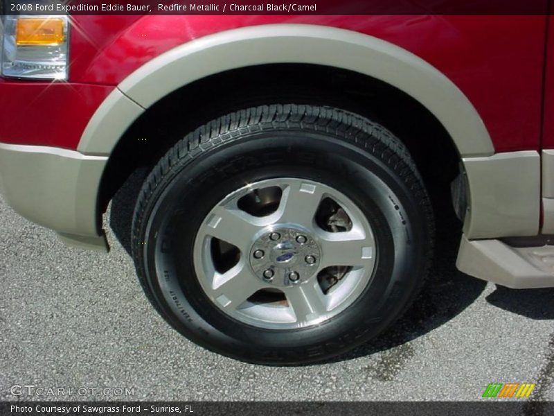 Redfire Metallic / Charcoal Black/Camel 2008 Ford Expedition Eddie Bauer